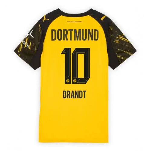 Billige Fotballdrakt Borussia Dortmund Julian Brandt #10 Replika Hjemmedrakt Dame 2025-26 Kortermet Billige Fotballdrakt Borussia Dortmund Julian Brandt #10 Replika Hjemmedrakt Dame 2025-26 Kortermet